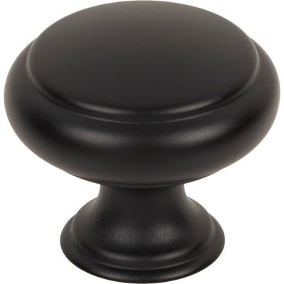 Top Knobs Bayridge Knob 1 1/4" in Flat Black