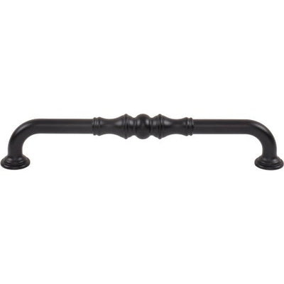 Top Knobs Bayridge Pull 7 9/16" c-c in Flat Black