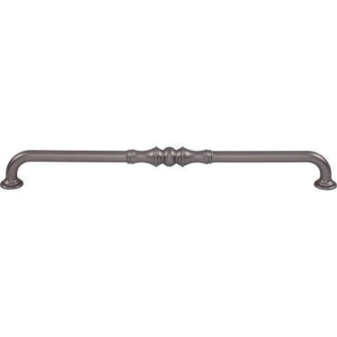 Top Knobs Bayridge Pull 12" c-c in Ash Gray