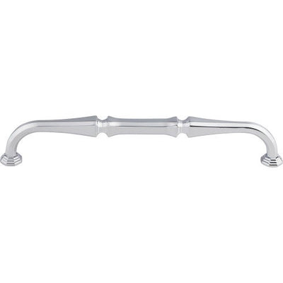 Top Knobs Chalet Appliance Pull 7" c-c in Polished Chrome