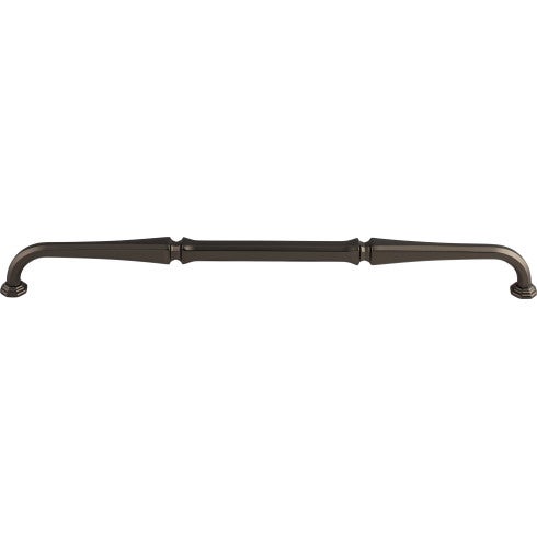 Top Knobs Chalet Appliance Pull 12" c-c in Ash Gray