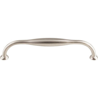 Top Knobs Shrewsbury D Pull 6 5/16" c-c in Brushed Satin Nickel