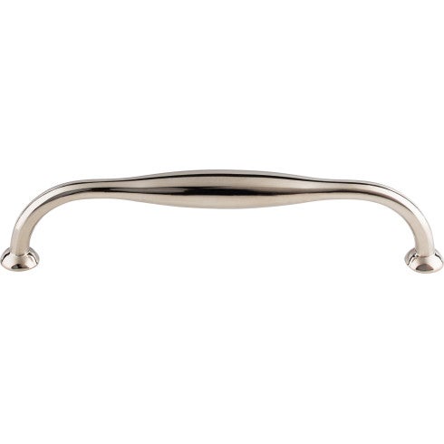 Top Knobs Shrewsbury D Pull 6 5/16" c-c in Polished Nickel