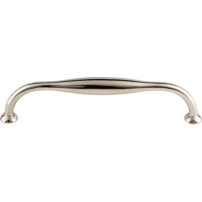 Top Knobs Shrewsbury D Pull 6 5/16" c-c in Polished Nickel
