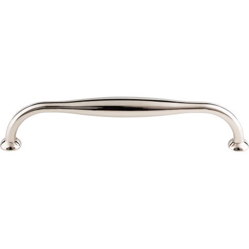Top Knobs Shrewsbury D Pull 7 1/2" c-c in Polished Nickel