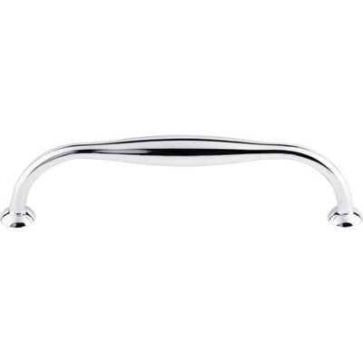 Top Knobs Shrewsbury D Pull 5 1/16" c-c in Polished Chrome
