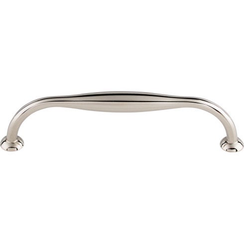 Top Knobs Shrewsbury D Pull 5 1/16" c-c in Polished Nickel