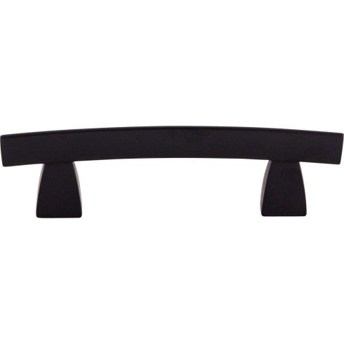 Top Knobs Arched Pull 3" c-c in Flat Black