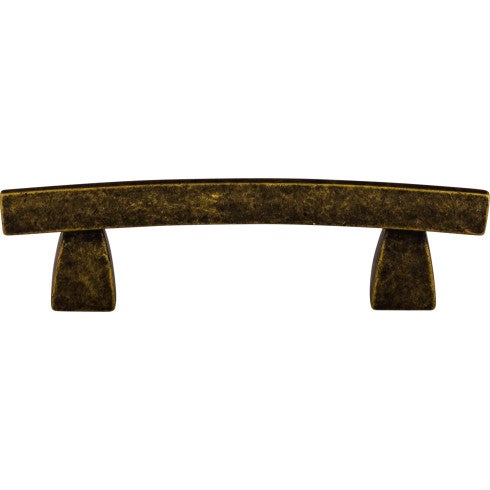 Top Knobs Arched Pull 3" c-c in German Bronze