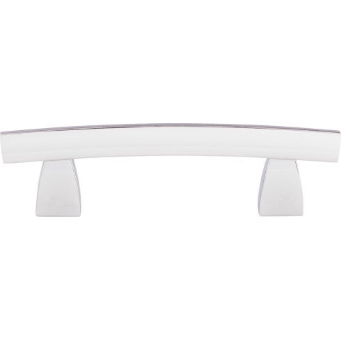 Top Knobs Arched Pull 3" c-c in Polished Chrome