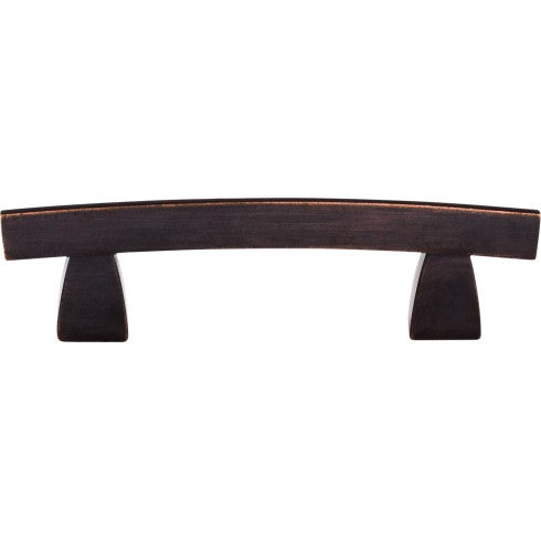Top Knobs Arched Pull 3" c-c in Tuscan Bronze