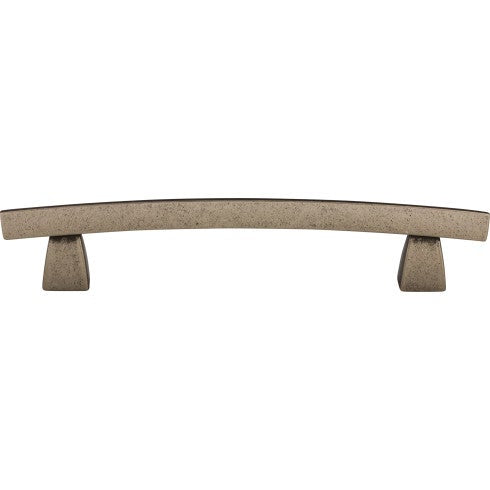 Top Knobs Arched Pull 5" c-c in Pewter Antique