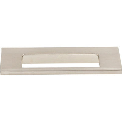Top Knobs Europa Cut Out Tab Pull 3 3/4" c-c in Brushed Satin Nickel