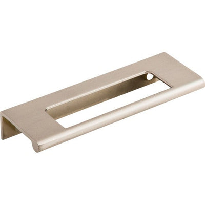 Top Knobs Europa Cut Out Tab Pull 3 3/4" c-c in Brushed Satin Nickel