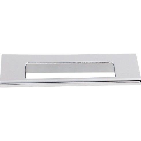 Top Knobs Europa Cut Out Tab Pull 3 3/4" c-c in Polished Chrome