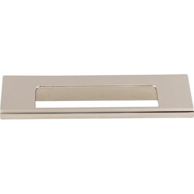 Top Knobs Europa Cut Out Tab Pull 3 3/4" c-c in Polished Nickel