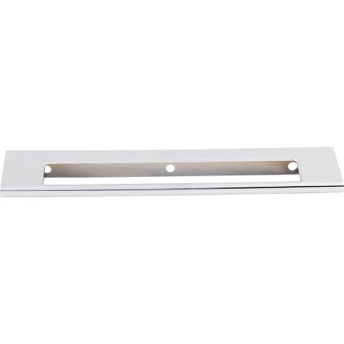 Top Knobs Europa Cut Out Tab Pull 6" c-c in Polished Chrome