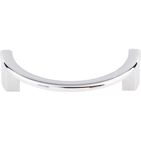 Top Knobs Half Circle Open Pull 3 1/2" c-c in Polished Chrome