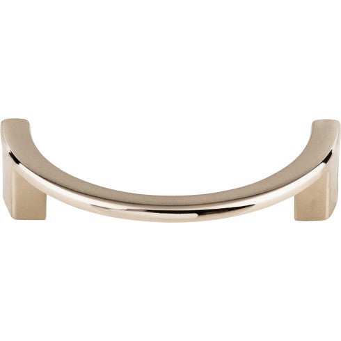 Top Knobs Half Circle Open Pull 3 1/2" c-c in Polished Nickel