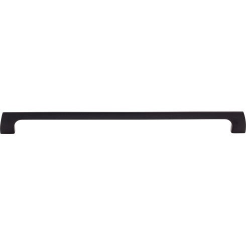 Top Knobs Holland Pull 12" c-c in Flat Black