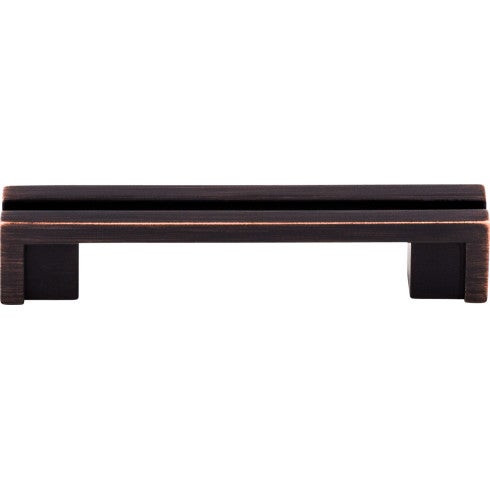 Top Knobs Flat Rail Pull 3 1/2" c-c in Tuscan Bronze