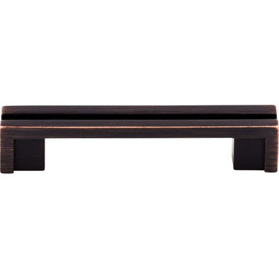 Top Knobs Flat Rail Pull 3 1/2" c-c in Tuscan Bronze