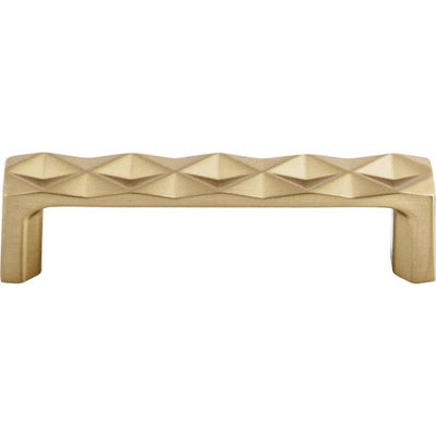 Top Knobs Quilted Pull 3 3/4" c-c in Honey Bronze