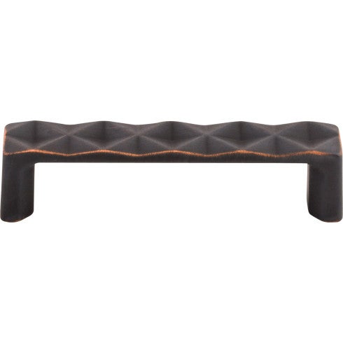 Top Knobs Quilted Pull 3 3/4" c-c in Umbrio