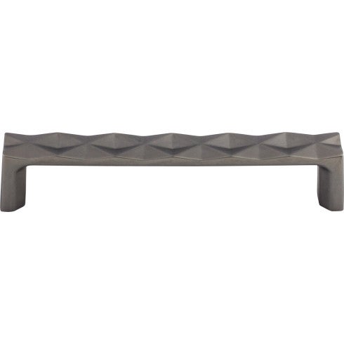 Top Knobs Quilted Pull 5 1/16" c-c in Ash Gray