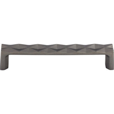 Top Knobs Quilted Pull 5 1/16" c-c in Ash Gray