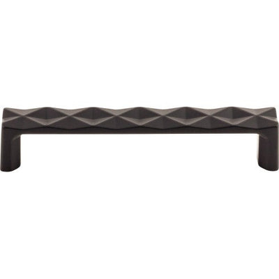 Top Knobs Quilted Pull 5 1/16" c-c in Flat Black