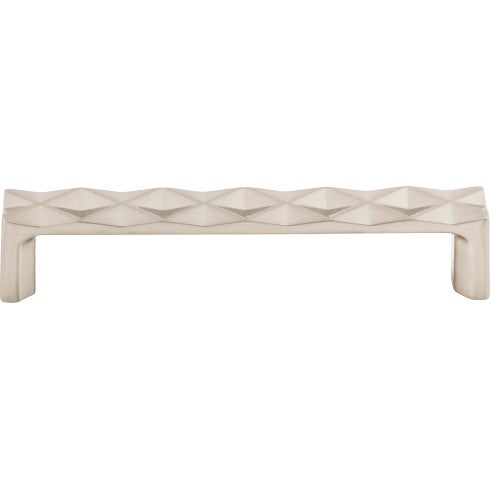 Top Knobs Quilted Pull 5 1/16" c-c in Brushed Satin Nickel