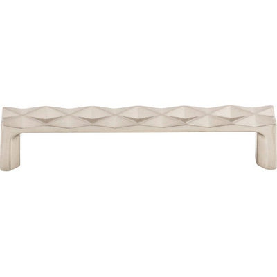 Top Knobs Quilted Pull 5 1/16" c-c in Brushed Satin Nickel