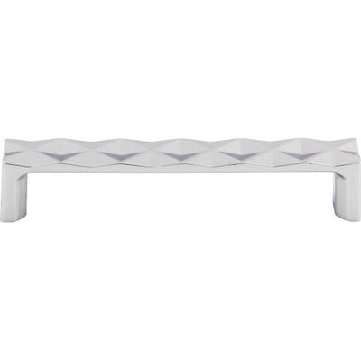 Top Knobs Quilted Pull 5 1/16" c-c in Polished Chrome