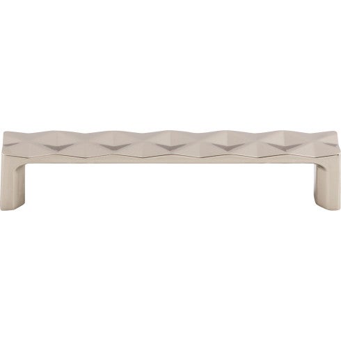Top Knobs Quilted Pull 5 1/16" c-c in Polished Nickel