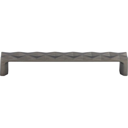 Top Knobs Quilted Pull 6 5/16" c-c in Ash Gray