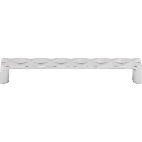 Top Knobs Quilted Pull 6 5/16" c-c in Polished Chrome