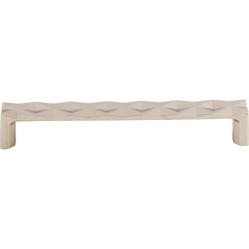 Top Knobs Quilted Pull 6 5/16" c-c in Polished Nickel