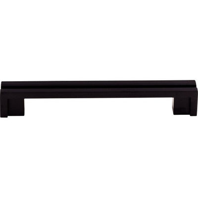 Top Knobs Flat Rail Pull 5" c-c in Flat Black