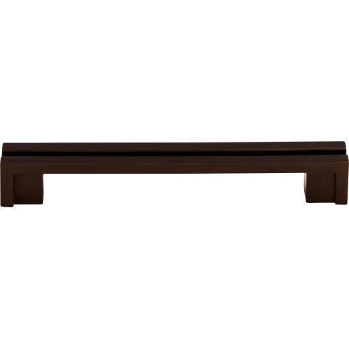 Top Knobs Flat Rail Pull 5" c-c in Oil Rubbed Bronze