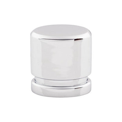 Top Knobs Oval Knob 1" in Polished Chrome