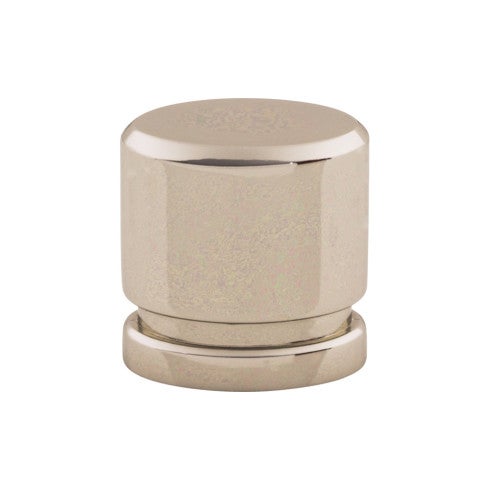 Top Knobs Oval Knob 1" in Polished Nickel