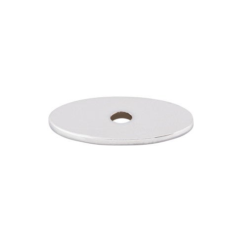 Top Knobs Oval Backplate 1 1/4" in Polished Chrome