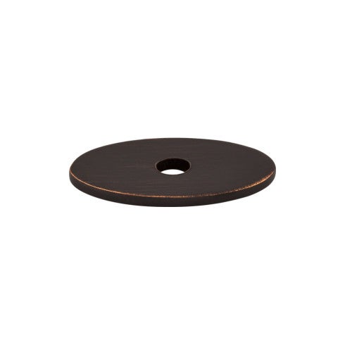 Top Knobs Oval Backplate 1 1/4" in Tuscan Bronze