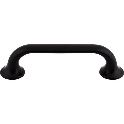 Top Knobs Oculus Oval Pull 3 3/4" c-c in Flat Black