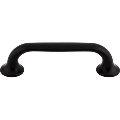Top Knobs Oculus Oval Pull 3 3/4" c-c in Flat Black