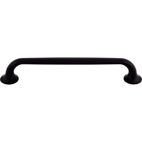 Top Knobs Oculus Oval Pull 6 5/16" c-c in Flat Black