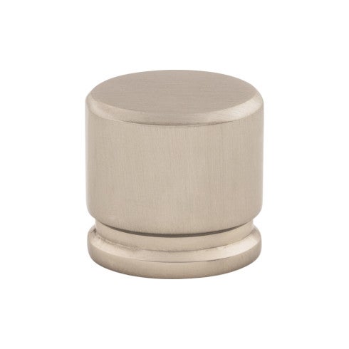 Top Knobs Oval Knob 1 1/8" in Brushed Satin Nickel