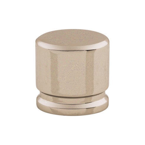 Top Knobs Oval Knob 1 1/8" in Polished Nickel