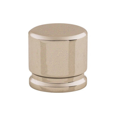 Top Knobs Oval Knob 1 1/8" in Polished Nickel